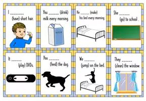 Vorschau - Spiele - Stop & Swap Cards - Simple Present - Seite 2