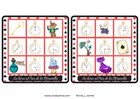 Vista previa - Tarjetas / Manipulativos - BINGO LES HORES II - página 3