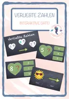 Vorschau - Fördermaterial/Inklusion - Verliebte Zahlen: eine interaktive Übungsdatei - Deckblatt