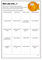 Vorschau - Spiele - BINGO - Have you ever...? - Present Perfect Simple - Seite 3