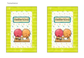 Vorschau - Bildkarten - Helferkind - Tischaufsteller und Umhängeschilder - Seite 3