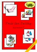 Vorschau - Spiele - Buchstabe F Finde den Zwilling Spiel - Deckblatt