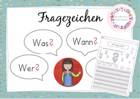 Vorschau - Arbeitsblätter - Fragezeichen grundschulmaterialien - Deckblatt