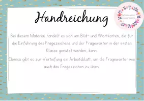 Vorschau - Arbeitsblätter - Fragezeichen grundschulmaterialien - Seite 1