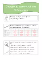 Vorschau - Arbeitsblätter - Aufgaben zur drehbaren Sternkarte - Seite 2