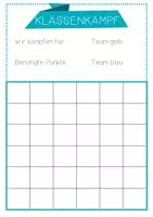 Vorschau - Anderer Materialtyp - Klassenkampf classroom management Belohnung - Deckblatt
