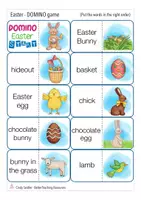 Vista previa - Juegos / Gamificación - Easter Domino Game English / Inglés - página 1