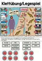 Vorschau - Arbeitsblätter - Jesus in der Bibel - wichtige Ereignisse | Interaktive Landkarte Klettübung, Poster & Arbeitsblatt - Seite 1
