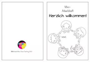 Vorschau - Arbeitsblätter - Mini-Arbeitsheft DaZ "Herzlich willkommen" - Seite 2