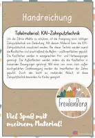 Vorschau - Präsentationen/Tafelbilder - Tafelmaterial: Zähne putzen - KAI-Methode - Seite 2