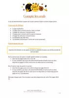 Aperçu - Jeux - Jeu de dénombrement Pâques - Compte les œufs ! - Page 1