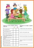 Vorschau - Arbeitsblätter - Lesen & Schreiben mit Bildern - Spielerische Leseförderung - Seite 1