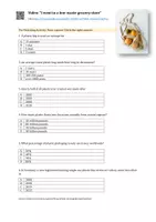 Vorschau - Arbeitsblätter - Hörsehverstehen - Visiting a low-waste grocery store - Seite 1