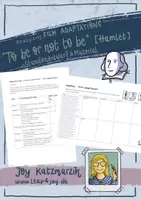 Vorschau - Stundenentwürfe - Shakespeares "To be or not to be" - analyzing film adaptations - Deckblatt