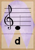 Vorschau - Bildkarten - Musik: Die Noten Flashcards C Dur - Seite 2