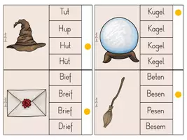 Vorschau - Spiele - FREEBIE Klammerkarten zum genauen Lesen * Zauberei - Seite 2