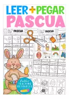 Aperçu - Apprentissages en autonomie - Pascua Espagnol leer y pegar hojas de trabajo - Page de couverture