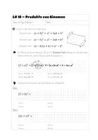 Vorschau - Arbeitsblätter - Mathbuch 2_LU18_Produkte von Binomen_Dossier für ISF-SuS - Deckblatt