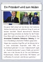 Vorschau - Stundenentwürfe - UPDATE Krieg Ukraine Russland - aktuelle Lage erklärt, Stationenarbeit, Lesetexte und Info-Poster (Wachsendes Paket) - Seite 1