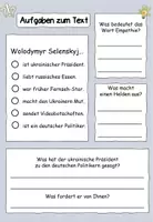 Vorschau - Stundenentwürfe - UPDATE Krieg Ukraine Russland - aktuelle Lage erklärt, Stationenarbeit, Lesetexte und Info-Poster (Wachsendes Paket) - Seite 3