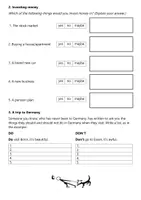Vorschau - Arbeitsblätter - Do or don't worksheet - Deckblatt