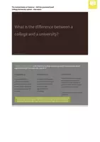 Vorschau - Stundenentwürfe - Englisch Qualifikationsphase - American Dream vs. Nightmare - Discussion College System - Seite 1