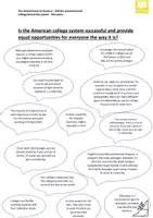 Vorschau - Stundenentwürfe - Englisch Qualifikationsphase - American Dream vs. Nightmare - Discussion College System - Seite 3
