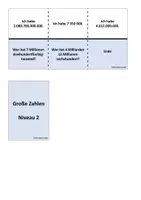 Vorschau - Spiele - Große Zahlen - Ich habe... Wer hat? - Kopfrechnen - 2 Niveaustufen - Lesespiel - Seite 3