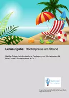 Vorschau - Arbeitsblätter - Lernaufgabe "Höchstpreise am Strand" - Seite 1