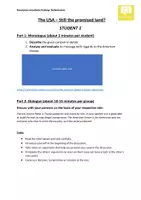 Vorschau - Stundenentwürfe - Englisch Oberstufe - USA - Mündliche Prüfung - American Dream - Immigration - Discussion Trump's Wall at the border to Mexico - Seite 2