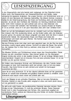 Vorschau - Arbeitsblätter - Lesespaziergang Klasse 3-4 Ostern Leseverständnis Grundschule - Seite 3