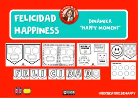 Vista previa - Hojas de trabajo - FELICIDAD_HAPPINESS_becreative_Behappy - página 1