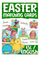 Vista previa - Unidades / Secuencias / Situaciones de Aprendizaje - Easter (Pascua) / juego Inglés English matching cards game - Portada