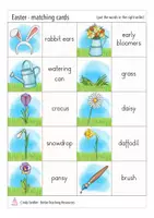 Vista previa - Unidades / Secuencias / Situaciones de Aprendizaje - Easter (Pascua) / juego Inglés English matching cards game - página 3