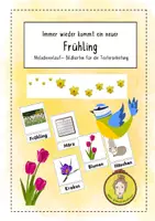 Vorschau - Unterrichtsreihen - Immer wieder kommt ein neuer Frühling - Melodieverlauf und Bildkarten - Deckblatt