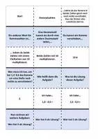Vorschau - Spiele - Dezimalzahl dividieren - Ich habe... Wer hat? - Kopfrechnen - 2 Niveaustufen - Lesespiel - Seite 2