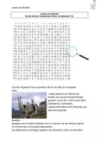 Vorschau - Stundenentwürfe - Lamas und Kamele Steckbrief Texte Aufgaben Lösung Spiel - Seite 2