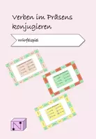 Vorschau - Spiele - Spiel Verben Präsens konjugieren - Deckblatt