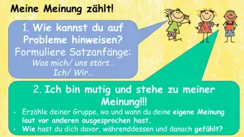 Vorschau - Arbeitsblätter - Streitkultur - Ich steh zu meiner Meinung - Deckblatt