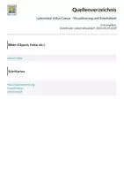 Vorschau - Arbeitsblätter - Lebenslauf Julius Caesar - Visualisierung und Arbeitsblatt - Seite 2