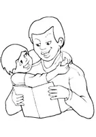 Aperçu - Matériel pour travaux manuels / dessin - Coloriage Famille - Page de couverture