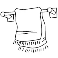 Aperçu - Matériel pour travaux manuels / dessin - Coloriage Serviette - Page de couverture