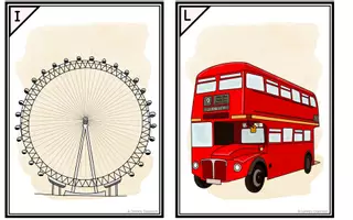 Vorschau - Arbeitsblätter - A Day in London - Story Walk - Seite 3