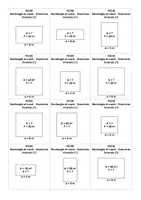 Aperçu - Fiches - Rectangle et carré - Exercices inversés - fiches - Page de couverture