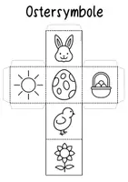Vorschau - Spiele - Würfelbild Malen / DIY Vorlagen / Graphomotorik / Ostern - Seite 2