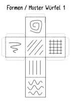 Vorschau - Spiele - Würfelbild Malen / DIY Vorlagen / Graphomotorik / Ostern - Seite 3