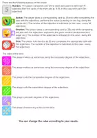 Vista previa - Unidades / Secuencias / Situaciones de Aprendizaje - Degrees of Comparison Board Game - página 3