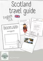 Vorschau - Arbeitsblätter - Scotland Travel Guide - Deckblatt