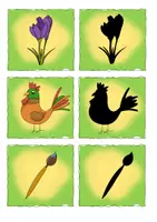 Vorschau - Spiele - Partner finden Ostern Schattenbilder Vorschule/Klasse 1 - Seite 2