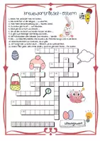 Vorschau - Arbeitsblätter - Kreuzworträtsel: Ostern - Allgemeinwissen (Quiz, Rätsel, Spiel) - Deckblatt